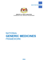 National Generic Medicines Framework